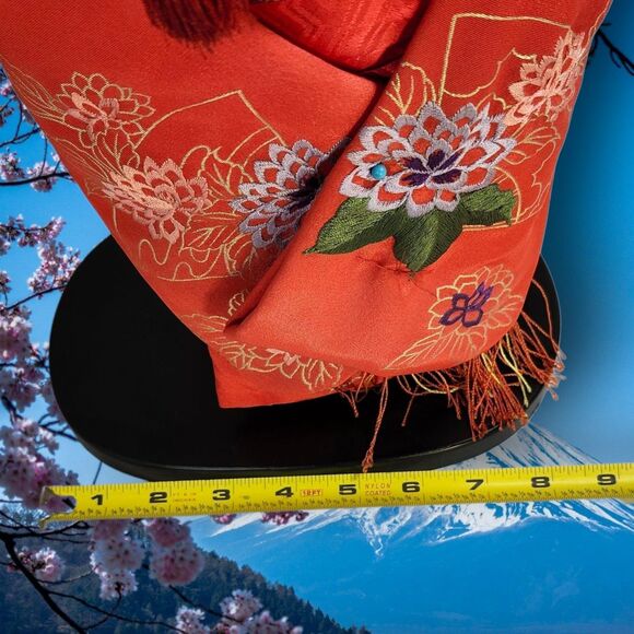 Heian Shunpo Kyoto Ichimatsu Doll 16in Pure Silk Kimono w Box & Papers Japan - Picture 12 of 16